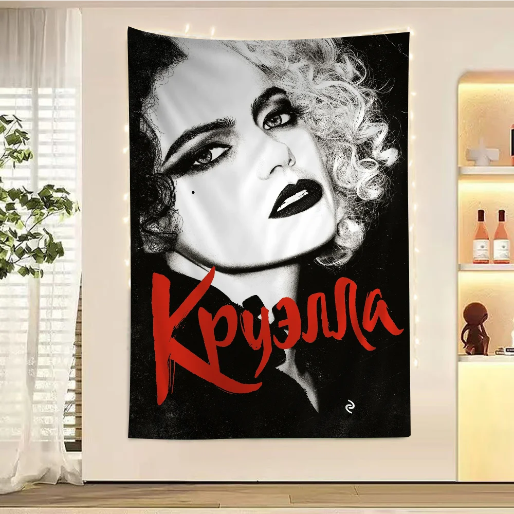 C-Cruella DIY настенный гобелен для гостиной дома и общежития Декор Настенный декор