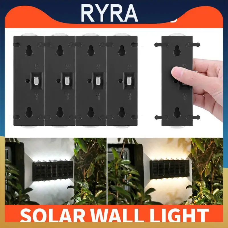 

Unlimited Stitching Design Courtyard Wall Lamps White Light Solar Charging Street Landscape Lighting Lamp Aluminum Casting Pvc