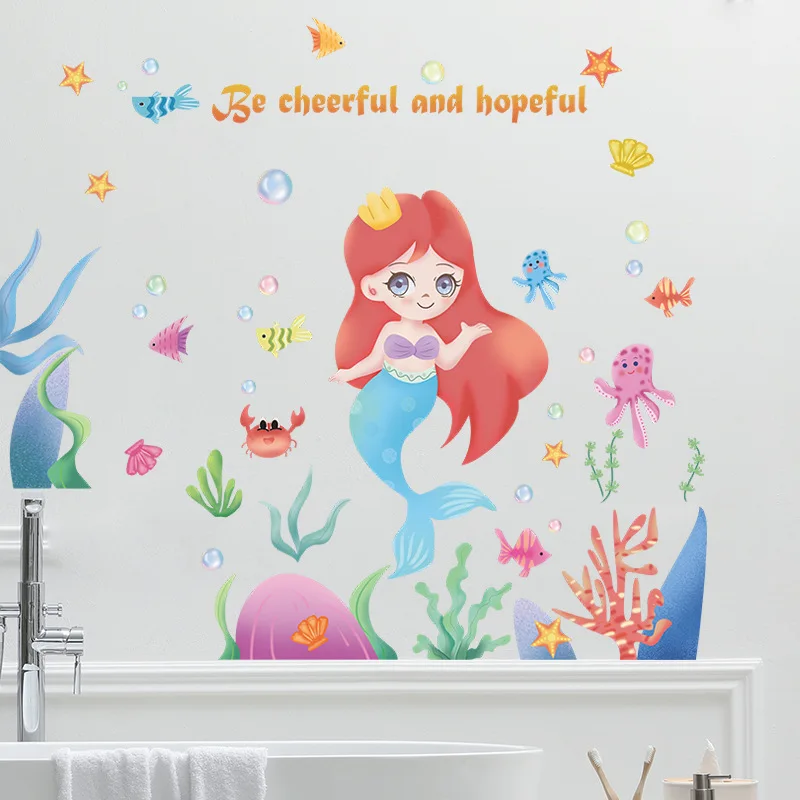 Обои с рисунком животных, наклейка на стену, мультяшное искусство «сделай сам» для гостиной, телевизора, дивана, декора, жилой свет