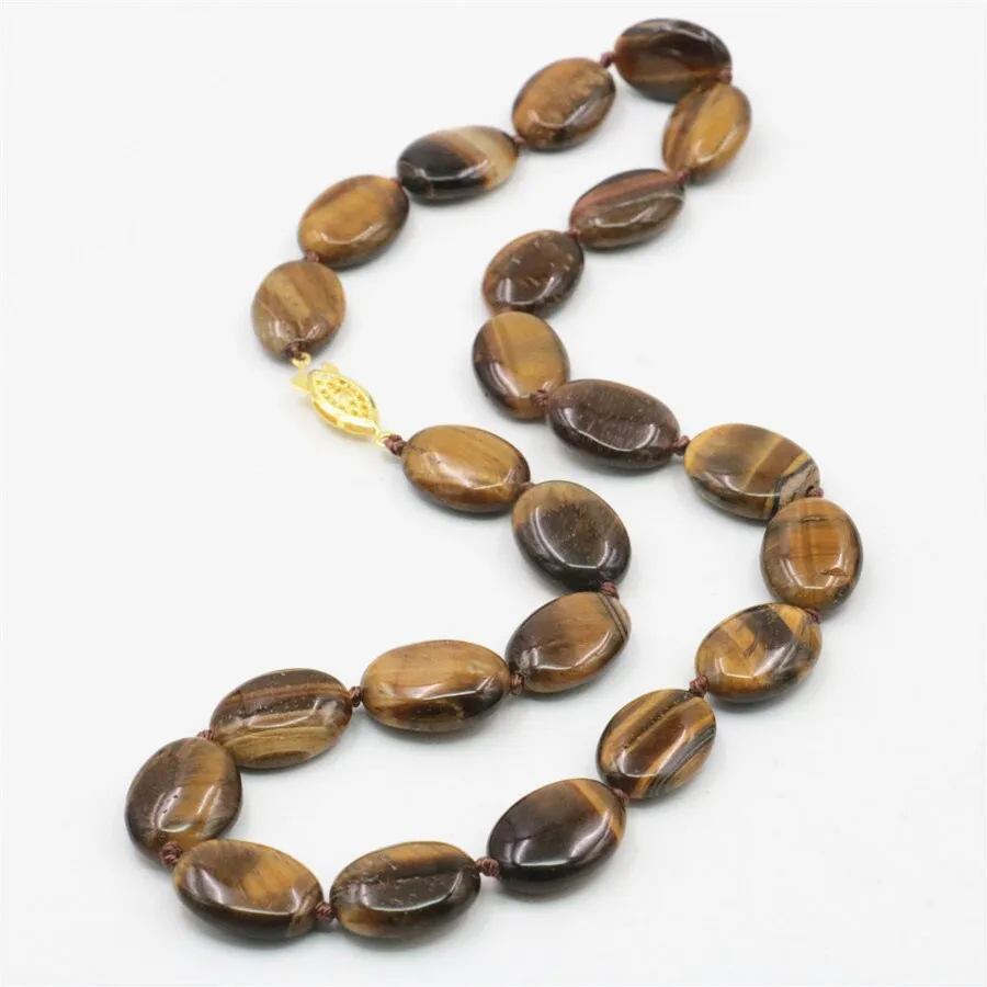 Модные очаровательные натуральные драгоценные камни в виде Тигрового Глаза