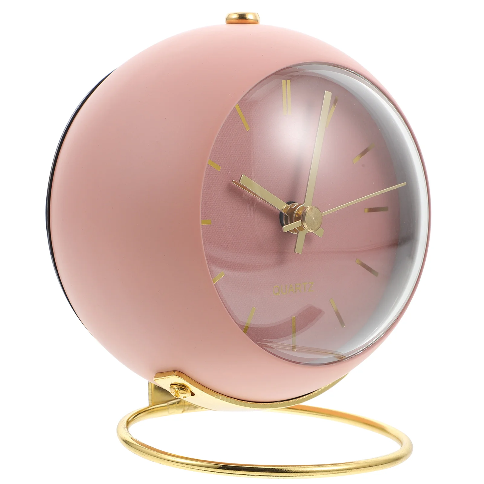 

1pc Adorable Alarm Clock Tabletop Decorative Clock Practical Silent Alarm Clock
