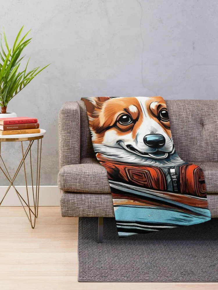 Очаровательное одеяло каперс корги утяжеленное для детской кровати модные