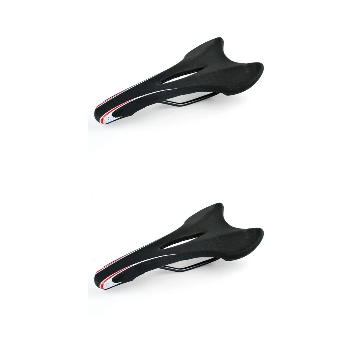

2pcs VDAER VD-3411 Cycling Road Offroad MTB Mountain Bike Cycling Saddle (Black)