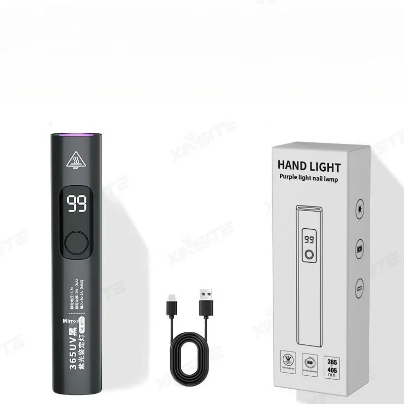

UV 365nm Flashlight Blacklight Rechargeable USB Wood's lamp Handheld Ultraviolet Black Light LED Portable Pet Urine Detector