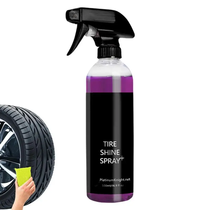 

Tire Coating & Dressing Car Tire Blackening Ceramic Coating Spray Liquid Glossy Tire Shine Safe For Cars Trucks Motorcycles RVs