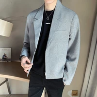 2022 brand clothing mens spring high quality casual blazers male slim fit fashion suit jacket business dress plus size s 3xl