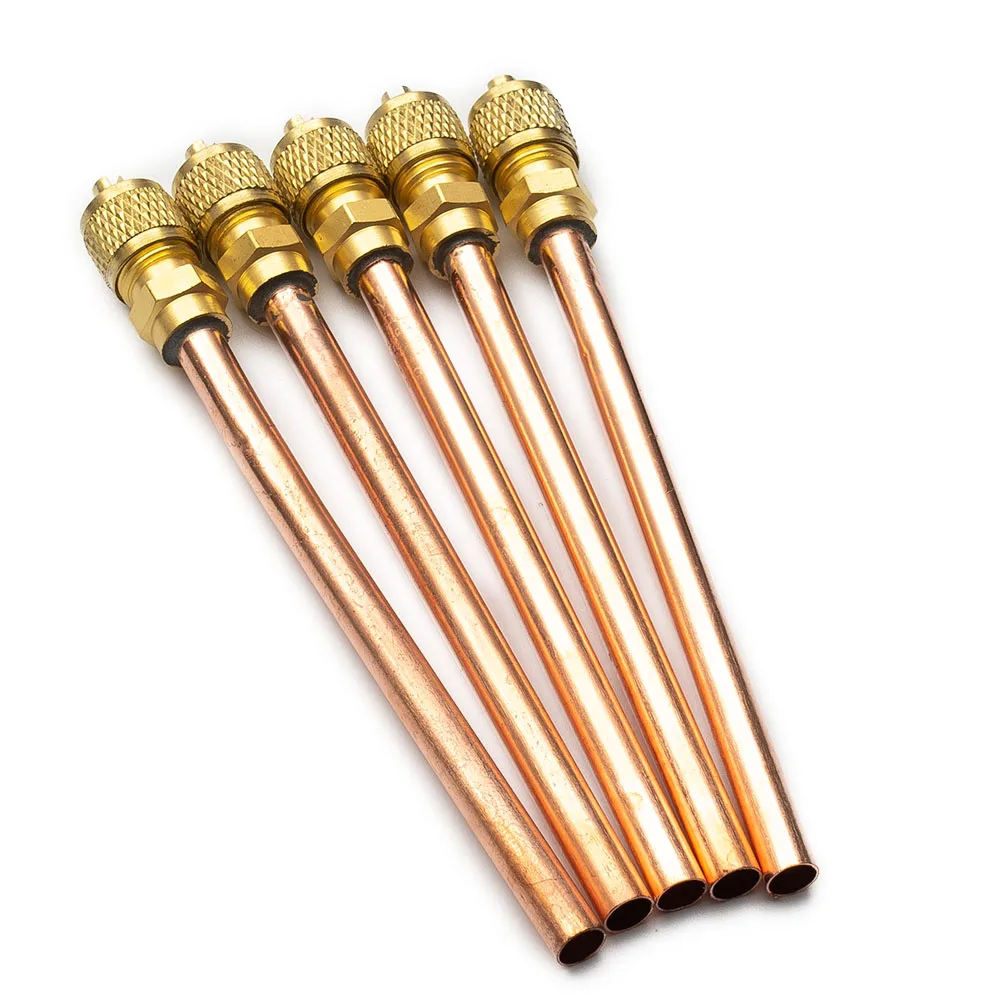 

Refrigeration Maintenance Valve Golden Refrigerators 3.4 Mpa Access Valves Air Conditioner Copper Filling Parts