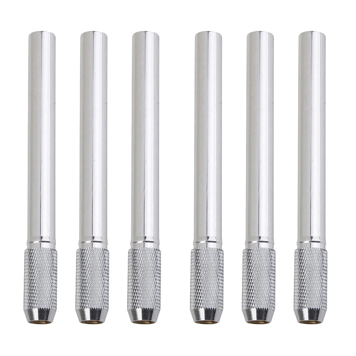 

6 Professional Extenders Stainless Steel Colored Extenders Crayon Extenders