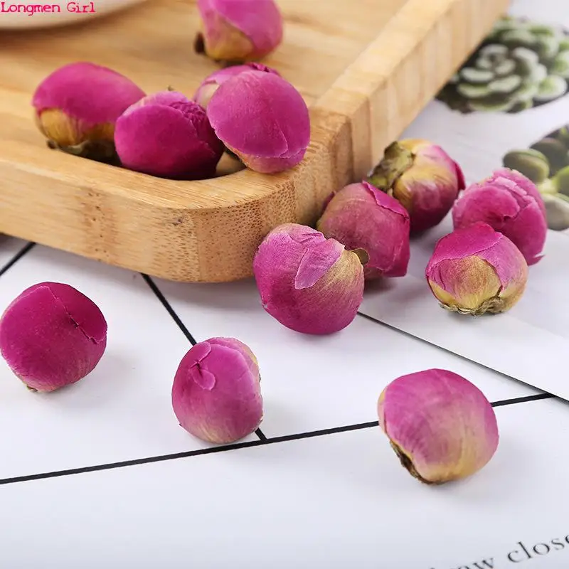 800 г высокое качество натуральные красные Пионовые бутоны сушеные цветы Китай