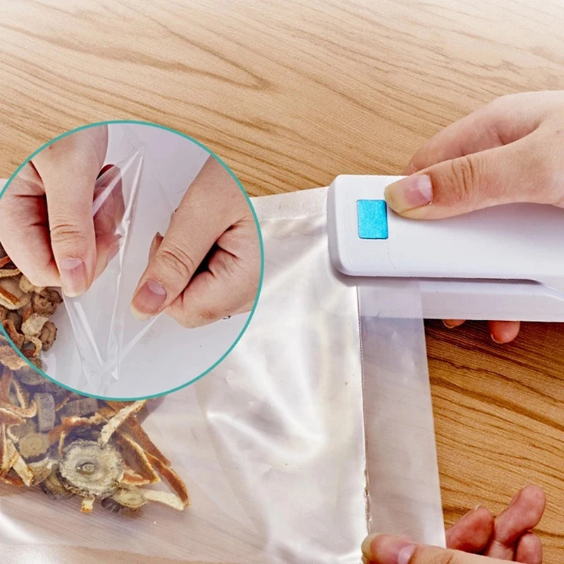 

Plastic Food Sealing Machine Mini Heat Sealer For Food Potato Chip Portable Heating Plastic Bag Clip Kitchen Tool Bag