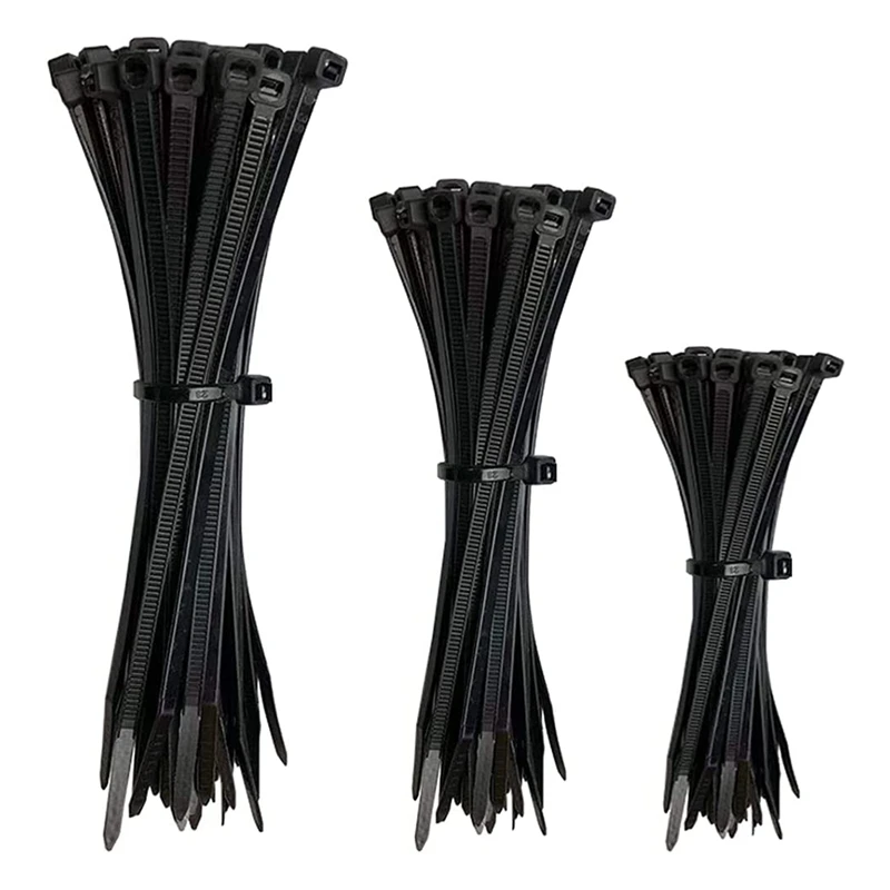 

Новинка-упаковка 600, черные кабельные стяжки 3,6 мм, прочные нейлоновые застежки-молнии, сверхпрочные пластиковые, разных размеров 100 мм/150 мм/...