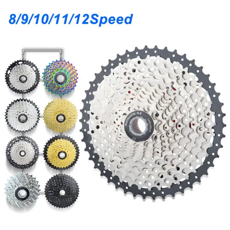 

9 Speed Flywheel Road Bike Chain Set HG53 HG93 KMC X9 Chain 11-25/28/32/36/40/42/46/50T 9V SUNSHINE MTB Bicycle Cassette