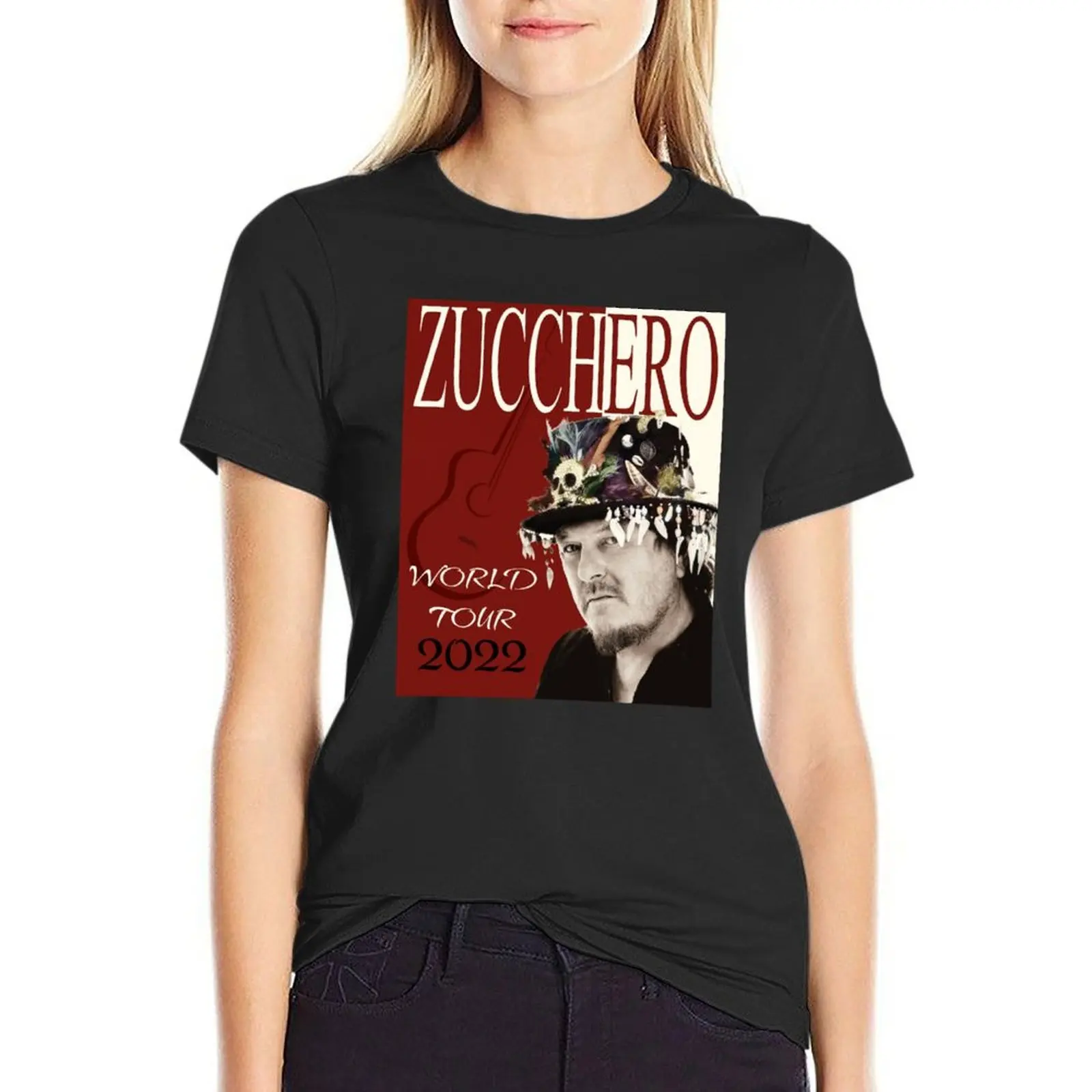 Zucchero world tour 2022 футболка с коротким рукавом корейская мода тренировочные рубашки