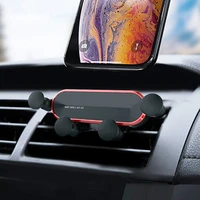 gravity car phone holder air vent clip mount no magnetic mobile support cell stand for iphone 12 11 samsung xiaomi rotate 360