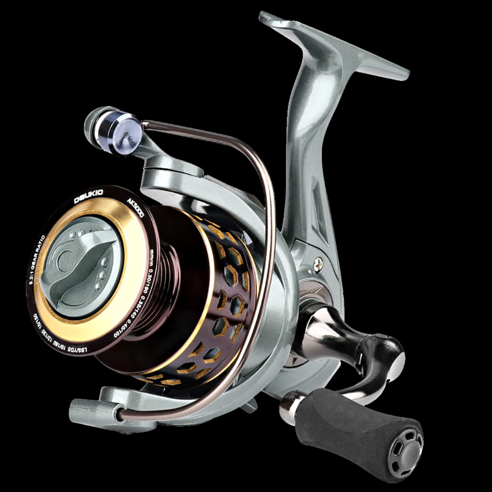 

WALK FISH AK2000-AK7000 5:2:1 High Speed Fishing Reels Full Metal Wire Cup Long-distance Caster Luya Spinning Wheel Reel