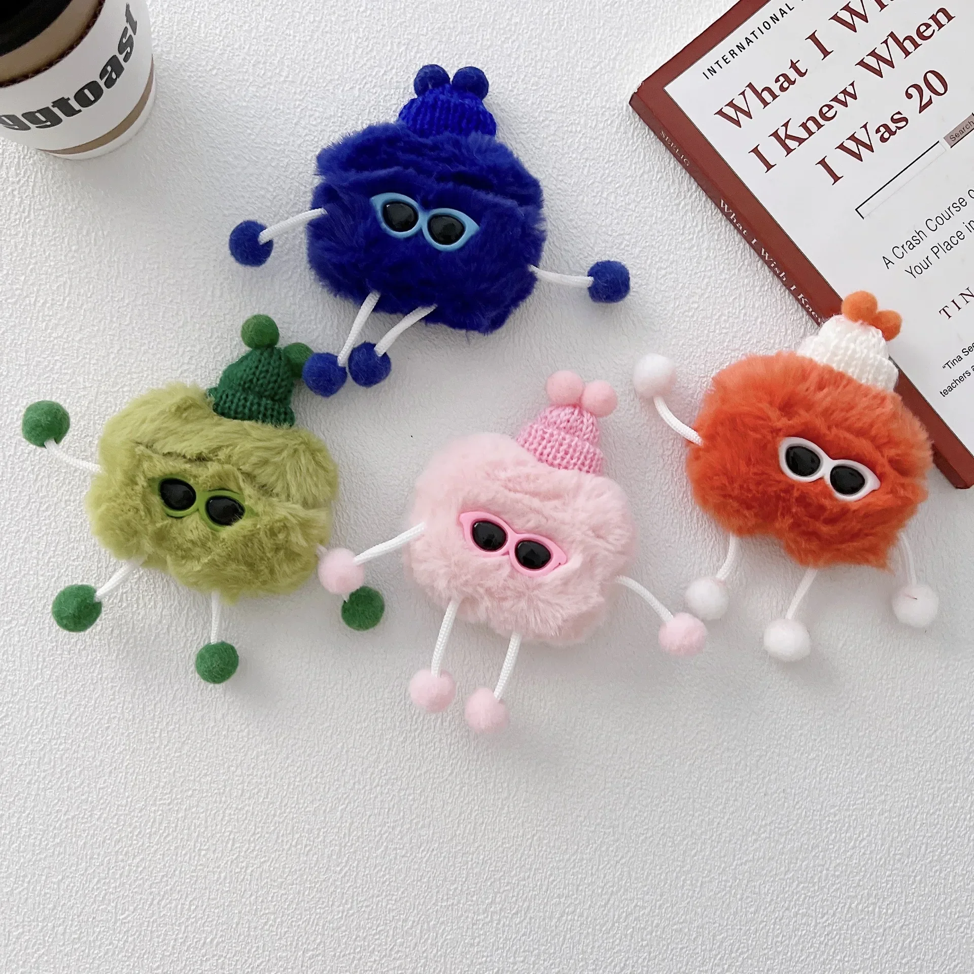 Плюшевый чехол для солнцезащитных очков Monster AirPods 4 Airpod 1 2 3 Pro Pro2 Bluetooth-наушники