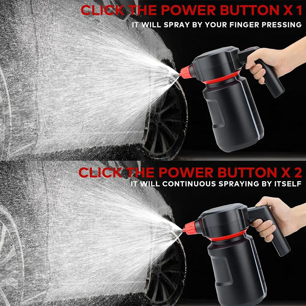 Электрический распылитель пены 2л автомойка домашний сад чистка детализации