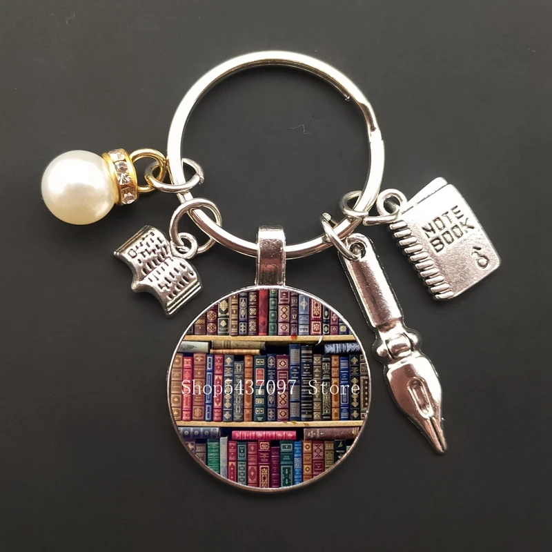 Брелок для ключей в стиле ретро ретро-книга с фото пар ювелирных изделий сумок