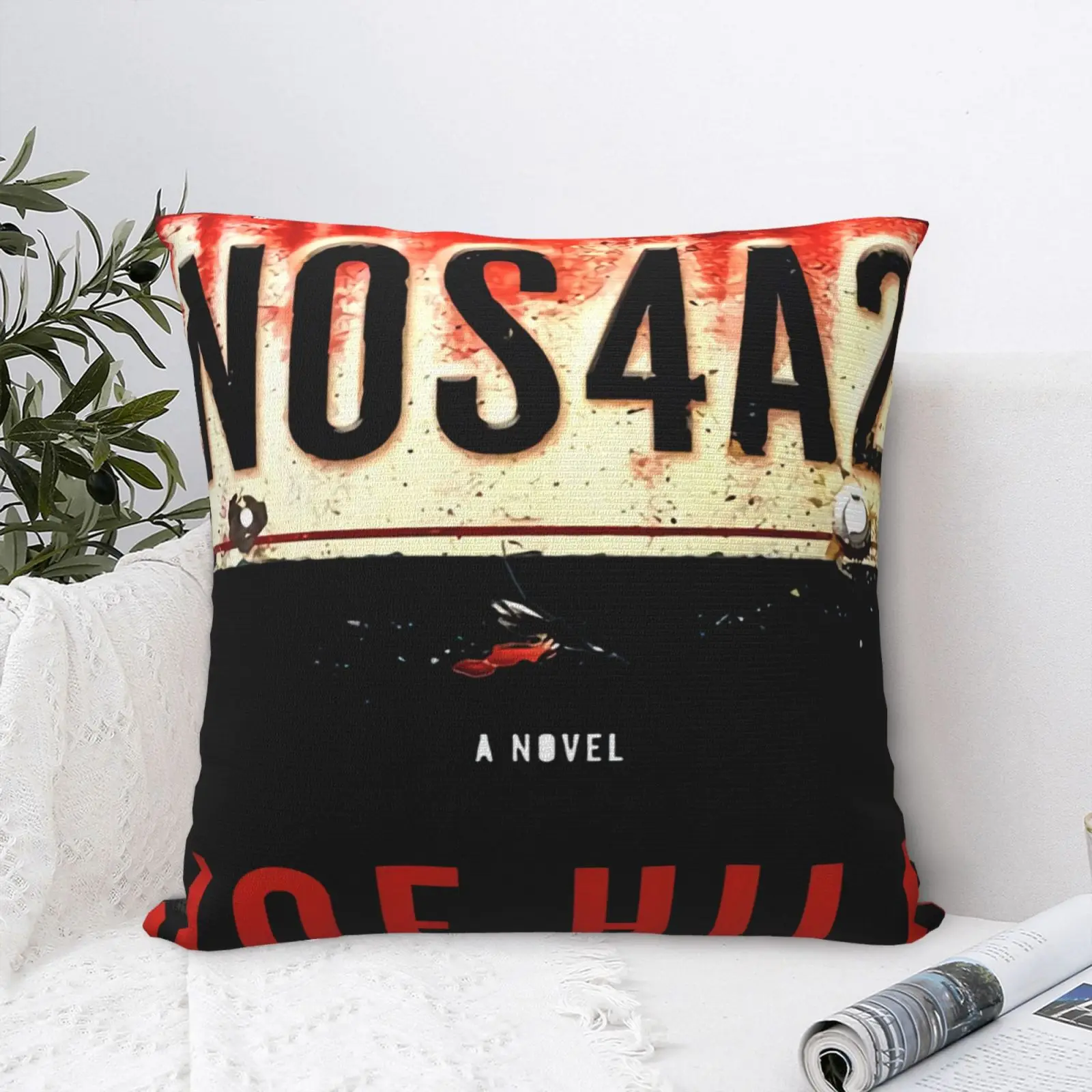 

Книга Nos4A2 V1, чехол с ужасной подушкой Джо Хилл, подушки большого размера, винтажный диван для спальни, декоративные подушки для гостиной на м...