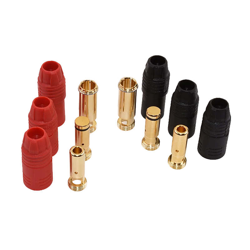 

1 Pair AS150 Plug Gold Plated FireprooF Flower Male And Female HigH Current 7mm Aviation Model Plant Protection Machine Lithium