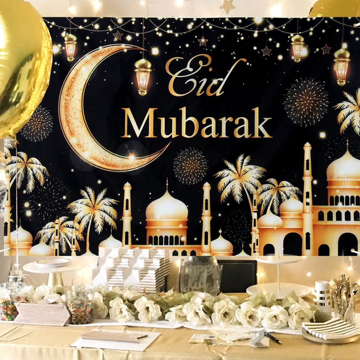 Яркий фон для дома в мусульманском стиле