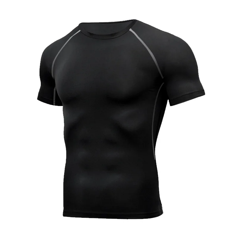 

Men Tank Top Round Neck Athletic T-Shirt Running Clothes Fitness Wear Sportgym Vest Short Sleeves Sweater S22091