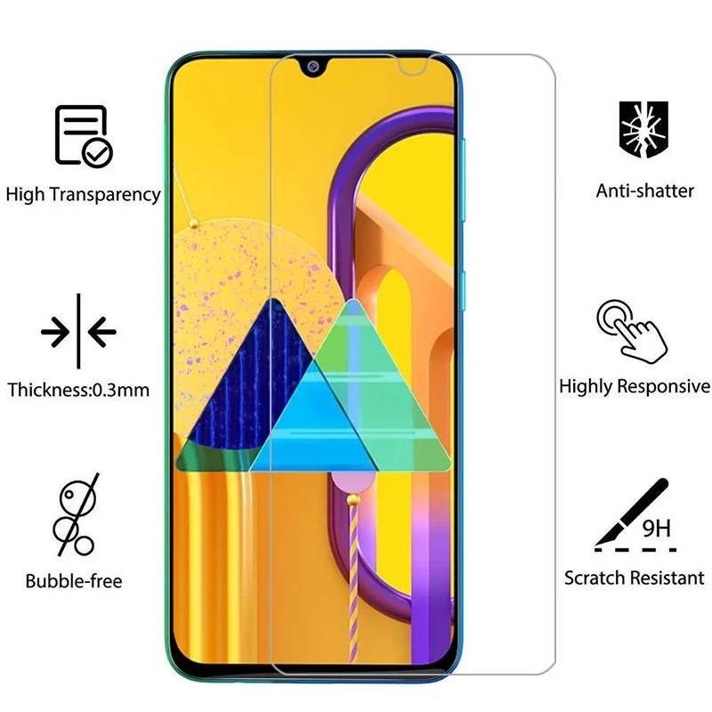 Защитное закаленное стекло для samsung m30s защитная пленка экрана на galaxy m 30s m30 s samsun
