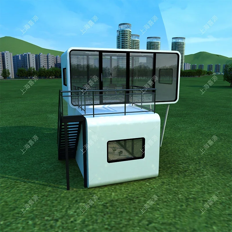 Контейнерная комната космическая капсула мобильный дом офис живописное место