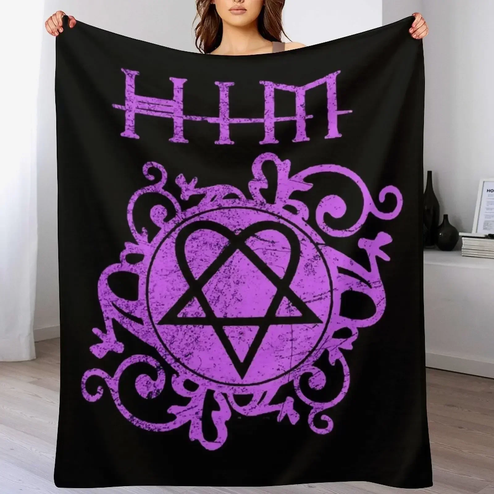 Винтажное одеяло для фотосъемки Him Ville Valo Band романтическое потрясающее любителей