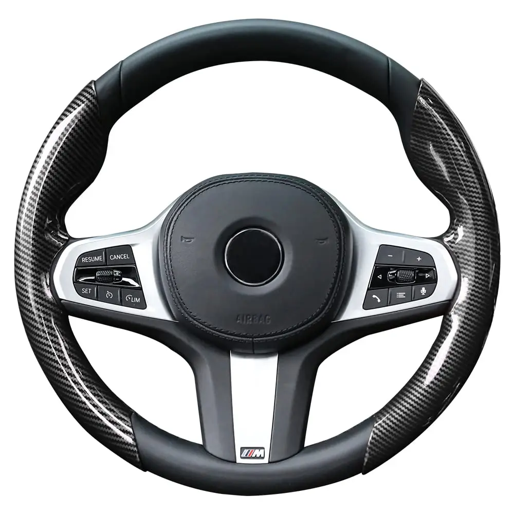 Универсальный автомобильный Противоскользящий чехол на рулевое колесо из