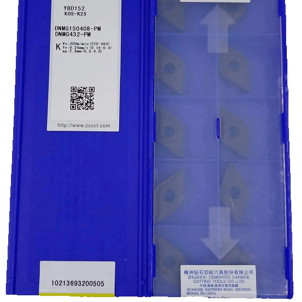 ZCC YBC251 YBD102 YBC151 YBC252 YBD152 DNMG 150408 -PM Токарные лезвия с ЧПУ Твердосплавные пластины для