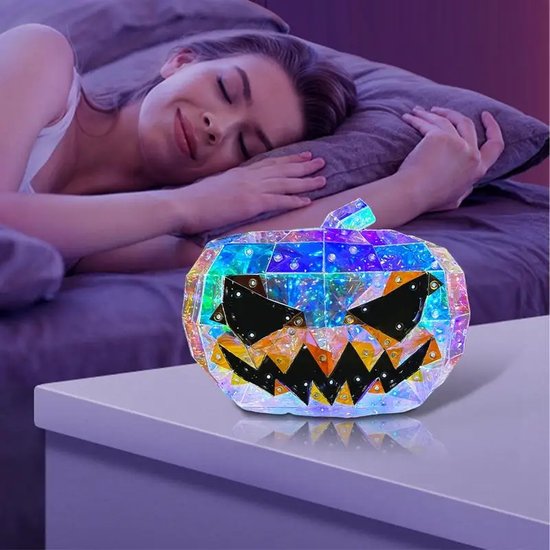 Призматические светодиодные фонари в виде тыквы тыквенный фантомный