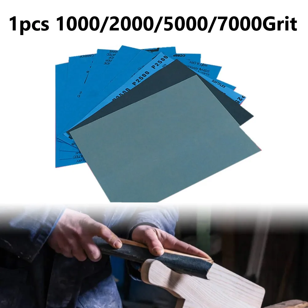 

1pcs Sand Paper Sandpaper 1000/2000/5000/7000 Grit Waterproof Sanding Paper Water/Dry Abrasive SandPapers