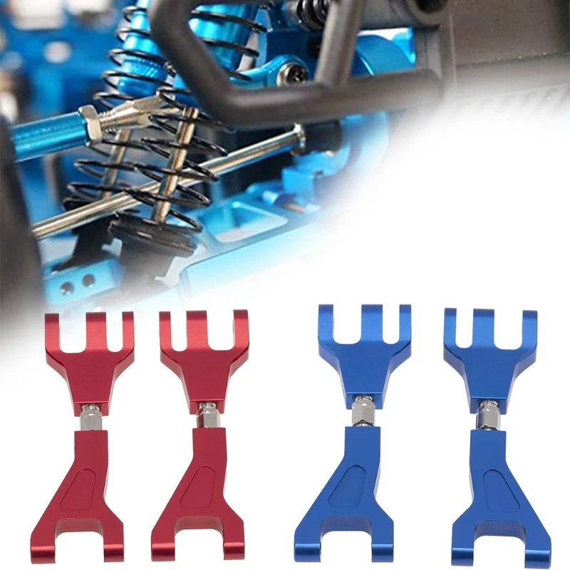 

RC Model Alloy Car Upper Suspension Arms A Set of Car Parts Metal Made Model Car Parts Tools A2UB