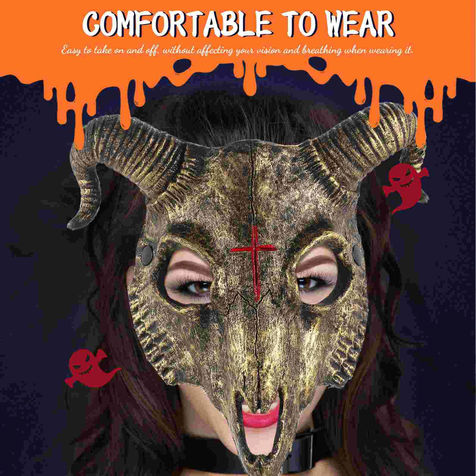 Маска Коза карнавал технические принадлежности для улицы ужас стиль выступление