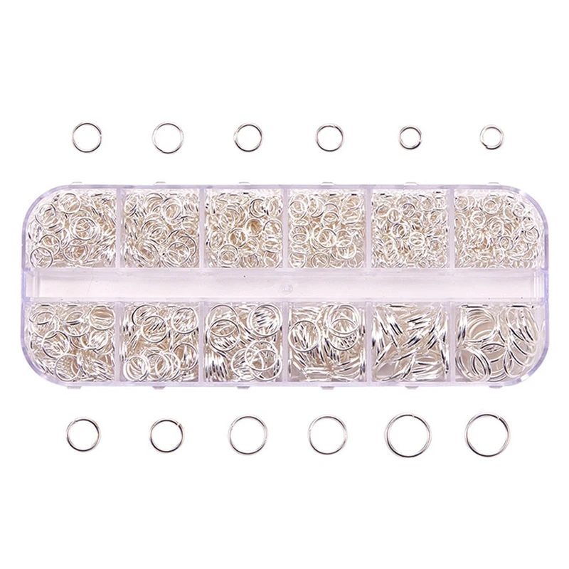 

DIY Handmade Jewelry Accessories 4-10Mm Iron Ring Closed Ring, Bracelet,Connecting Ring,Jewelry Accessories