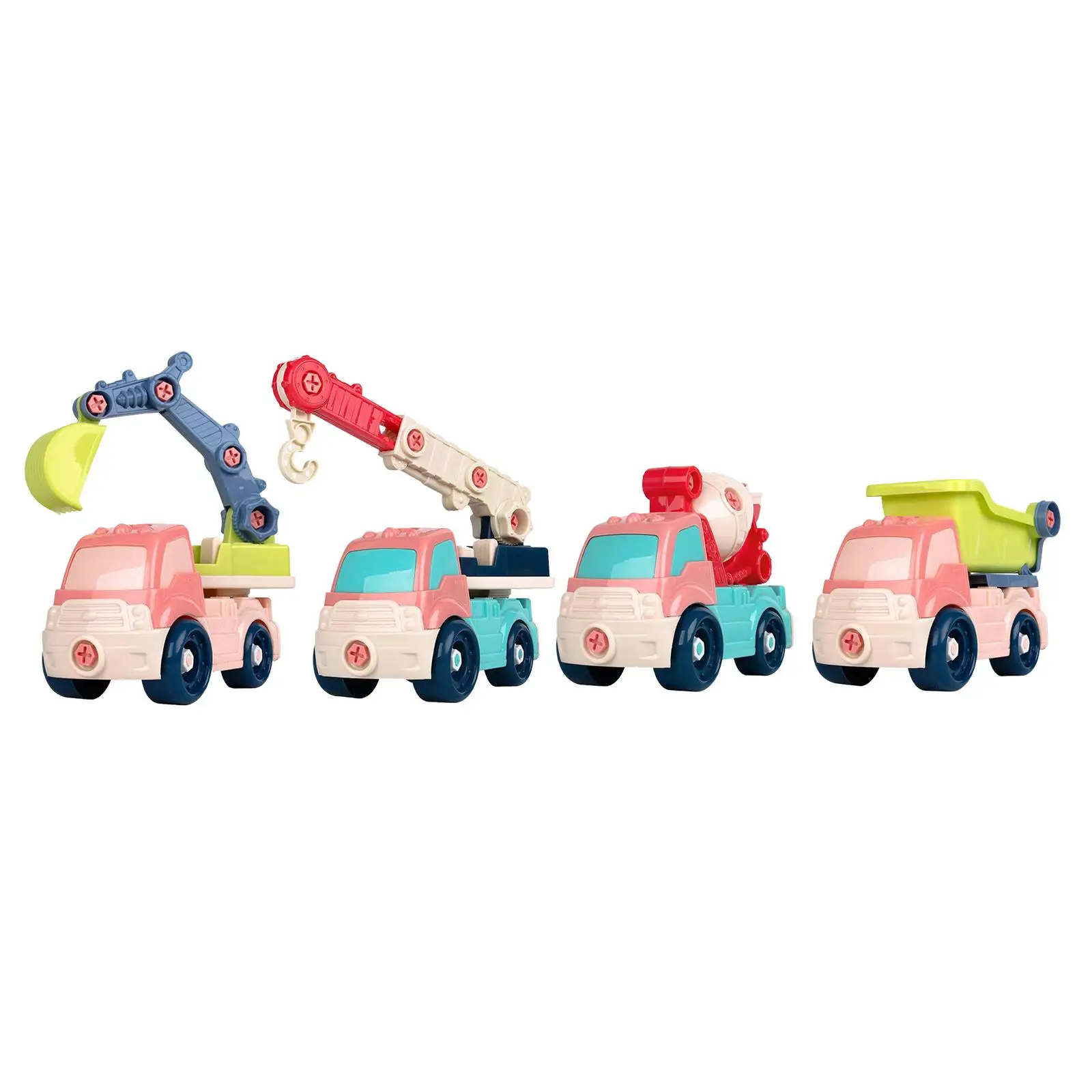 

Toy Engineering Construction Trucks DIY Assembly Digger Toys