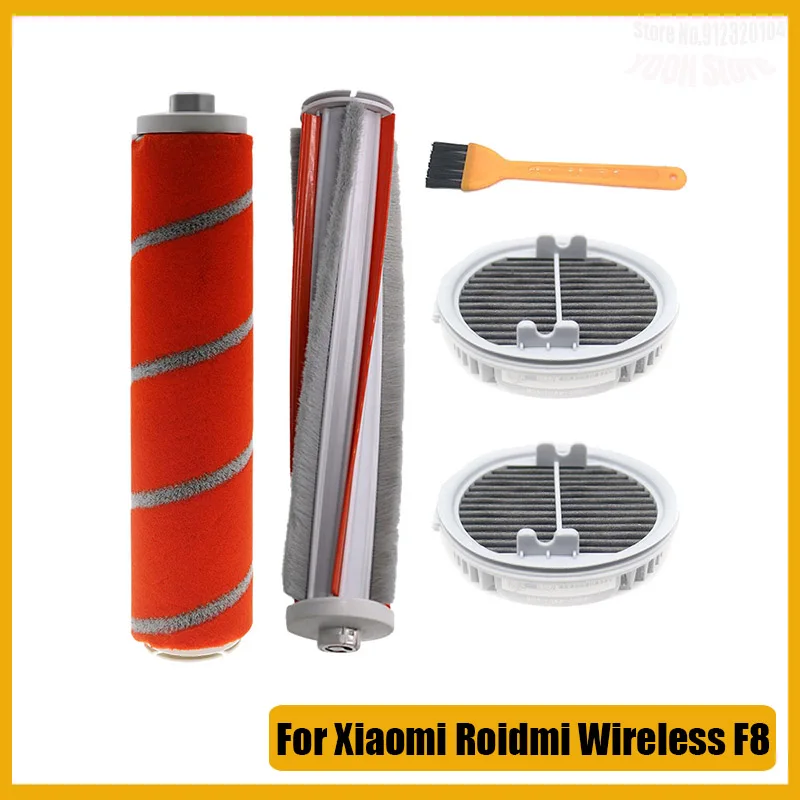 

Hepa-фильтры, роликовая щетка для Xiaomi Roidmi Wireless F8 Smart, ручной моющийся пылесос, сменные детали