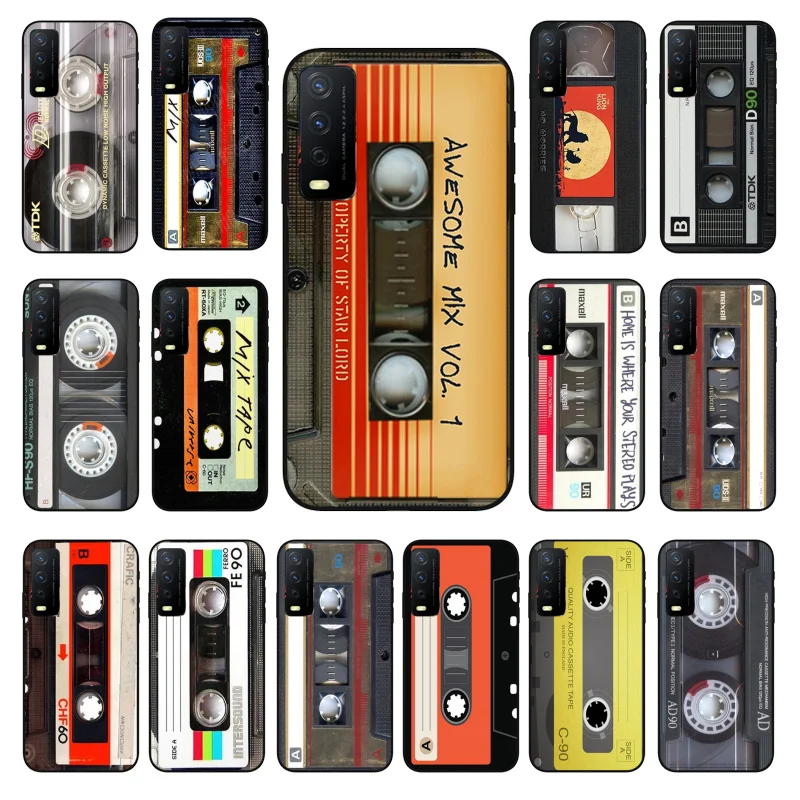 

Original Retro Cassette Tape Phone Case for VIVO Y31 Y21 Y70 Y21S Y20 Y72 1907 Y12 Y11S Y53S Y33S Y55 Y76 Y51 Y15S Y01