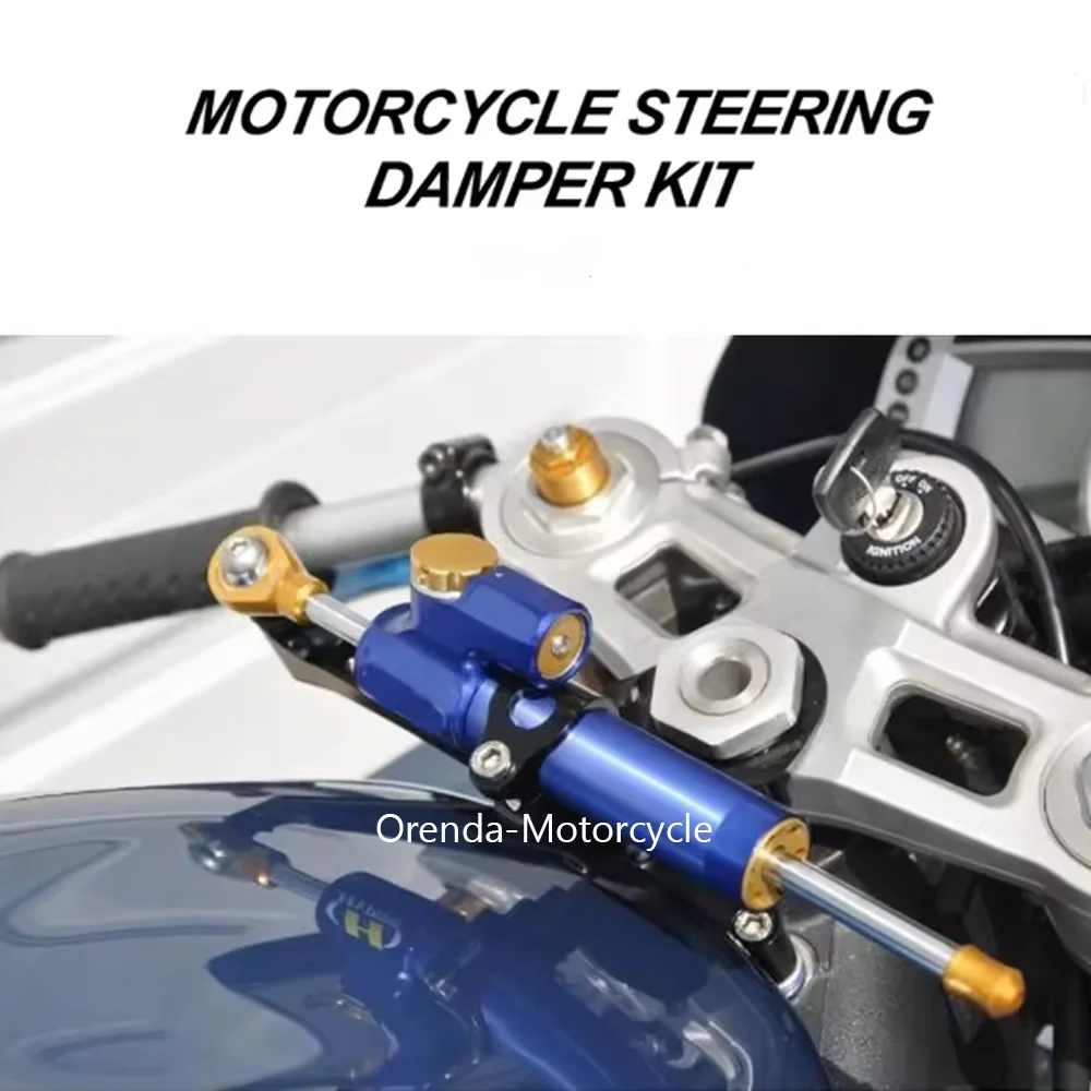 Фото Для YAMAHA YZF-R6 2003-2005: Новые аксессуары для мотоциклов, кронштейн рулевого демпфера, стабилизатор, линейное крепление, опора, комплект из четырех цветов №2