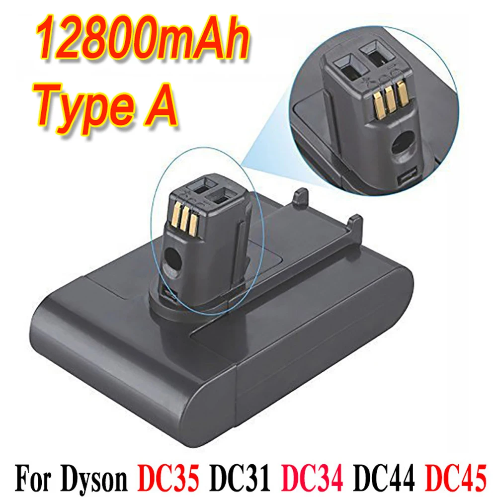 

22,2 V 12800mAh original Li-Ion Ersatz Batterie Für Dyson Handheld Staubsauger DC31 DC34 DC35 DC44 DC45 917083-01 typ A