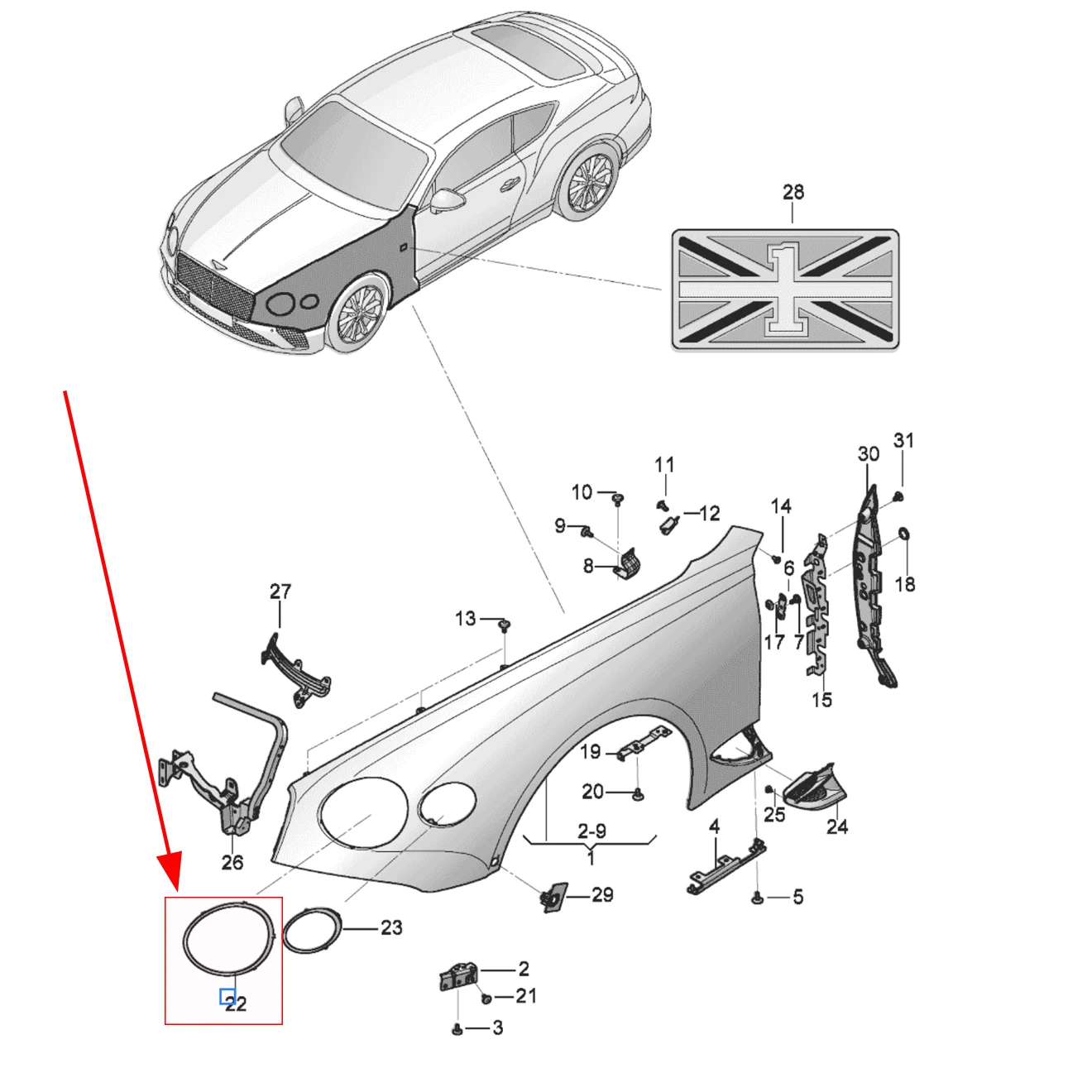 Для Bentley NEW CONTINENTAL GT CONT. Трансформируемый 3SD.807.833 3SD807833 3SD807834 3SD.807.834 внутренний