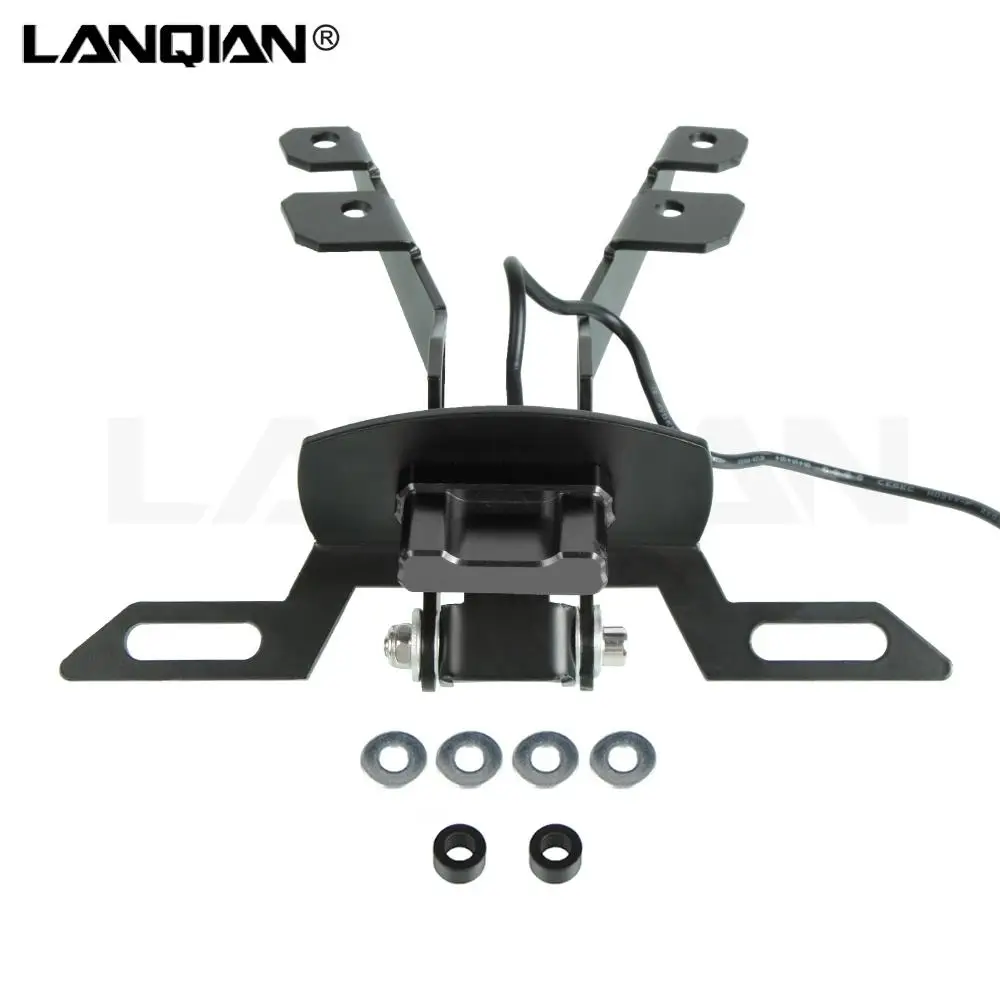 Кронштейн для номерного знака мотоцикла Yamaha TMAX 530 со светодиодной подсветкой