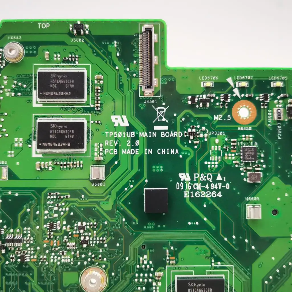 Рисунок 6 - TP501UB Материнская плата ASUS