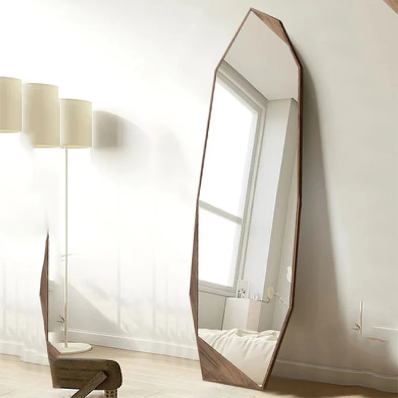 

Makeup Hanging Wall Mirror Irregular Free Shipping Floor Full Length Mirror Big Body Standing Espejo Decor Accesories For Home