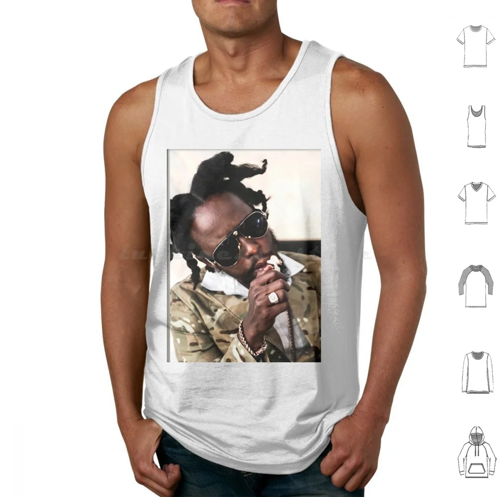 Popcaan майки жилет без рукавов музыкальный альбом турне винтажный концерт
