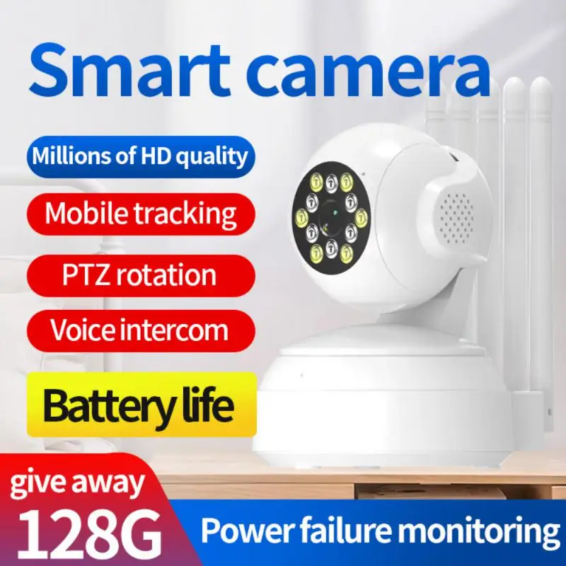

Hd 3.6mm Wireless Surveillance Motion Detection Alarm Surveillance Camera Hd Image Is Clearer 720p Webcam Monitoring Devices