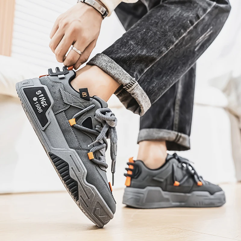 кроссовки мужские 2024 осень-зима низкие Повседневные Дышащие Трендовые туфли для