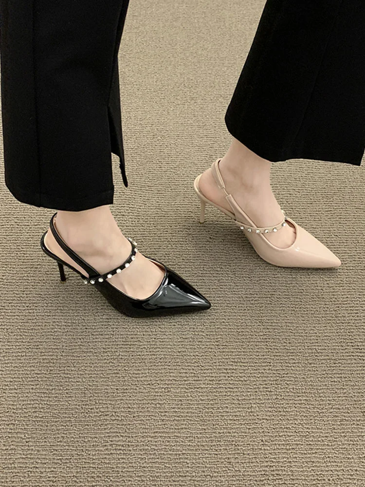 

2022 new women's crystal with rough Transparent and rough heel high-heeled sandals fashion women's shoes