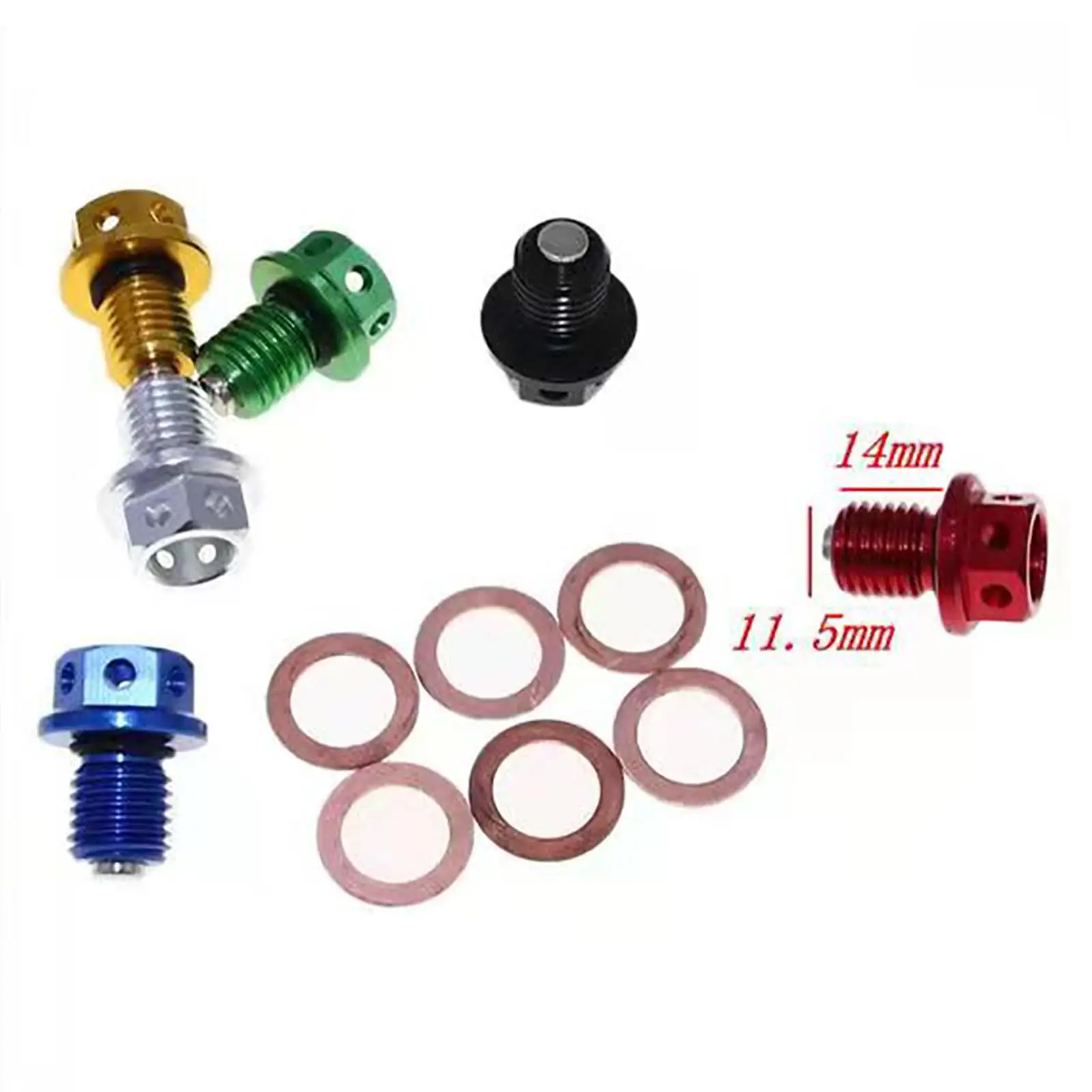 Пробка слива моторного масла шлаковый всасывающий винт из алюминиевого сплава